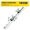 VEVOR 2pcs HGR20-1500mm Guide Rail+RM1605-1500mm Kit vis à Voir les images du produit 7