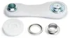 Prym 15413700, Zapięcie na nit, Metal, Srebrny, Srebrny, Podgląd zdjęcia produktu 1