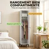 Armoire étroite avec porte, tringle à vêtements et Voir les images du produit 7