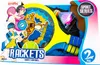 Badminton Set für Kinder - 2 Schläger mit Ball & Federball Produktbild-Vorschau 1