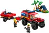 LEGO City Hasičské auto 4x4 a záchranný čln, Stavebnica, 5 Náhľad obrázku produktu 16