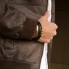 SERASAR | Kožený Náramek pro Muže [Brave] z Stainless Steel Náhled obrázku produktu 5