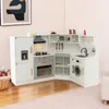 GOPLUS Eckspielküche aus Holz, Kinderküche mit Eismaschine, Produktbild-Vorschau 8