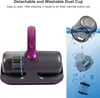 A close-up of a vacuum cleaner head with a detachable dust cup shown being cleaned in water. Produktbild-Vorschau