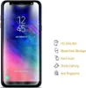 A smartphone screen protector is shown with feature descriptions. Produktbild-Vorschau