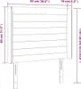 LED Kopfteil Dunkelgrau 93x16x118/128 cm Samt Produktbild-Vorschau 6