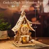 ROBOTIME Rokr 3D Holzpuzzle Kuckucksuhr ( Holz)  435 Puppen Produktbild-Vorschau 3