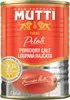 A close-up, front-facing view of a can of Mutti Pelati tomatoes. Podgląd zdjęcia produktu
