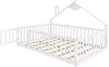 Sweiko lit plat, 140x190 cm, lit d'enfant, barre de maison, Voir les images du produit 14