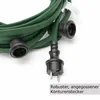 Illu-/Partylichterkette 50m - Außenlichterkette grün - 50x E27 EDISON LED Filamentlampen Produktbild-Vorschau