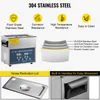 A collage of images showcasing an ultrasonic cleaner and its features. Anteprima dell’immagine prodotto