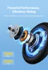 An exploded view of an electric bike motor and wheel assembly, with text highlighting performance specifications. Produktbild-Vorschau