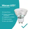 LED-lamp, GU10, 3 x 4,5W, 3000K, lengte: 5,2 cm, diameter: Productafbeelding-voorbeeld 7