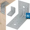 KOTARBAU® set di 12 connettori angolari in acciaio argento Anteprima dell’immagine prodotto 1