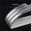 20x Parusia Kleiderbügel silber,  42cm breit, 1cm stark, Produktbild-Vorschau 3