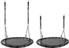 Two black circular swings are shown against a white background. Náhľad obrázku produktu