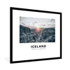 MuchoWow® Gerahmtes Poster Island - Berge - Wasser - Sonne Produktbild-Vorschau 1