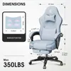 Douxlife GC-RC05 Gaming Stuhl Stoff Büro Computerstuhl mit Produktbild-Vorschau 2