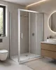 Cabine de douche 140 cm + paroi fixe 70 cm - Portière Voir les images du produit 4