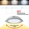6 x LED Einbaustrahler URANUS 10W – Eisen gebürstet, CCT Produktbild-Vorschau 5