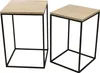 PTMD – Volos Beistelltisch – Beige – 41 x 41 x 61 cm – Produktbild-Vorschau 1