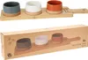 Excellent Houseware 4-teiliges Servierset, Keramik/Bambus, Produktbild-Vorschau 3