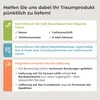Information about product delivery and order confirmation. Produktbild-Vorschau