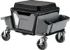 Wiltec Rollsitz 53 x 38 x 38 cm bis 120 kg, Werkstatthocker Produktbild-Vorschau 1