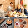 Mini-Dipschalen aus Edelstahl, 12 Stück, 8 cm, rund Voir les images du produit