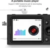 A portable music player with a screen displaying a music visualization and a vinyl record graphic. Podgląd zdjęcia produktu