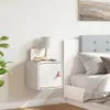 vidaXL Armadio a muro bianco 31,5x30x30 cm in legno di pino Anteprima dell’immagine prodotto 2