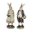 Clayre & Eef Figurine Lapin 25 cm Marron Bleu Polyrésine Voir les images du produit 5