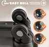 MONZANA® Koffer Handgepäck ABS HardCase Gehäuse gummierte Produktbild-Vorschau 5