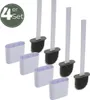 Klobürste Silikon weiß 4x Set Wandmontage Silikon Produktbild-Vorschau 1