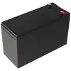 A black battery pack is shown against a white background. Produktbild-Vorschau