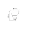 1x LED Leuchtmittel | GU10 | COB | 8W | 24° | 500 Lumen | Produktbild-Vorschau 2