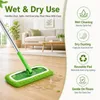 10 Mikrofasertücher für Swiffer Sweeper, waschbar, grün Productafbeelding-voorbeeld