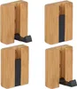 Ganci appendiabiti Relaxdays, set da 4, ganci ribaltabili, Anteprima dell’immagine prodotto 1