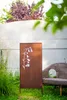 Edelrost Sichtschutz Garten Deko Maiglöckchen 120x50cm Produktbild-Vorschau 3