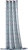 heimtexland ® Ösenschal Deko Vorhang Raute Jacquard Produktbild-Vorschau 1