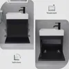 Alpenberger Gäste WC Waschbecken mit Unterschrank 45 cm Produktbild-Vorschau 4