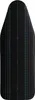 A black ironing board cover with vertical stripes of small dots in blue, green, and purple. Produktbild-Vorschau