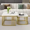 A living room setting with a sofa and two coffee tables. Náhľad obrázku produktu