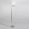 Lampada da terra sferica E27, vetro bianco e metallo Anteprima dell’immagine prodotto 1