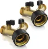 Brandson 2x 2-Wege Verteiler, Wasserventil 2 Wege – Produktbild-Vorschau 1