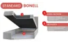 Bett, Boxspringbett BERG mit Bonell-Matratze OHNE Topper, 2 Produktbild-Vorschau 4