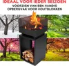 Terasové kachle BBQ Collection s komínom - sud na oheň s Náhľad obrázku produktu 12