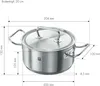 ZWILLING TWIN Classic, 3 l, Rund, Edelstahl, Aluminium, Produktbild-Vorschau 17