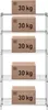 Regał Magazynowy Druciany Ażurowy Kolor Szary 180X90X35Cm Podgląd zdjęcia produktu 2
