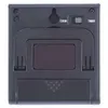 The back of a black digital kitchen timer. Voir les images du produit